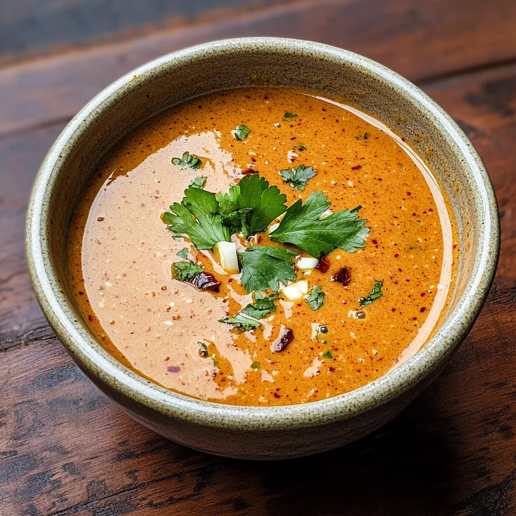 Chipotle Sauce with Garlic and Sour Cream