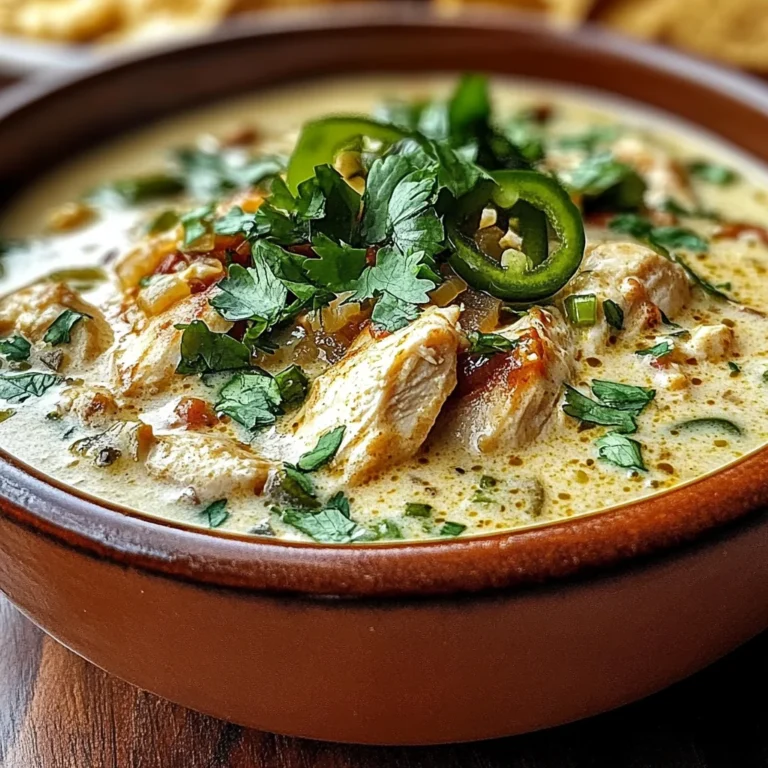 Creamy Jalapeño White Chicken Chili