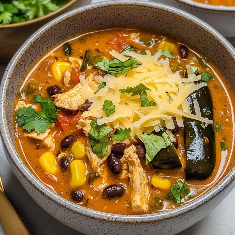 Easy Chicken, Poblano, and Black Bean Soup (Small Batch)