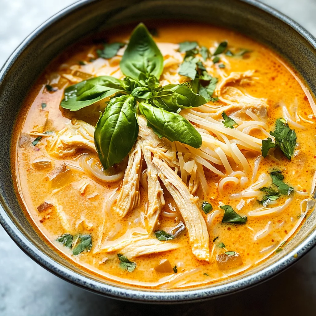 Easy Thai Chicken Curry Soup