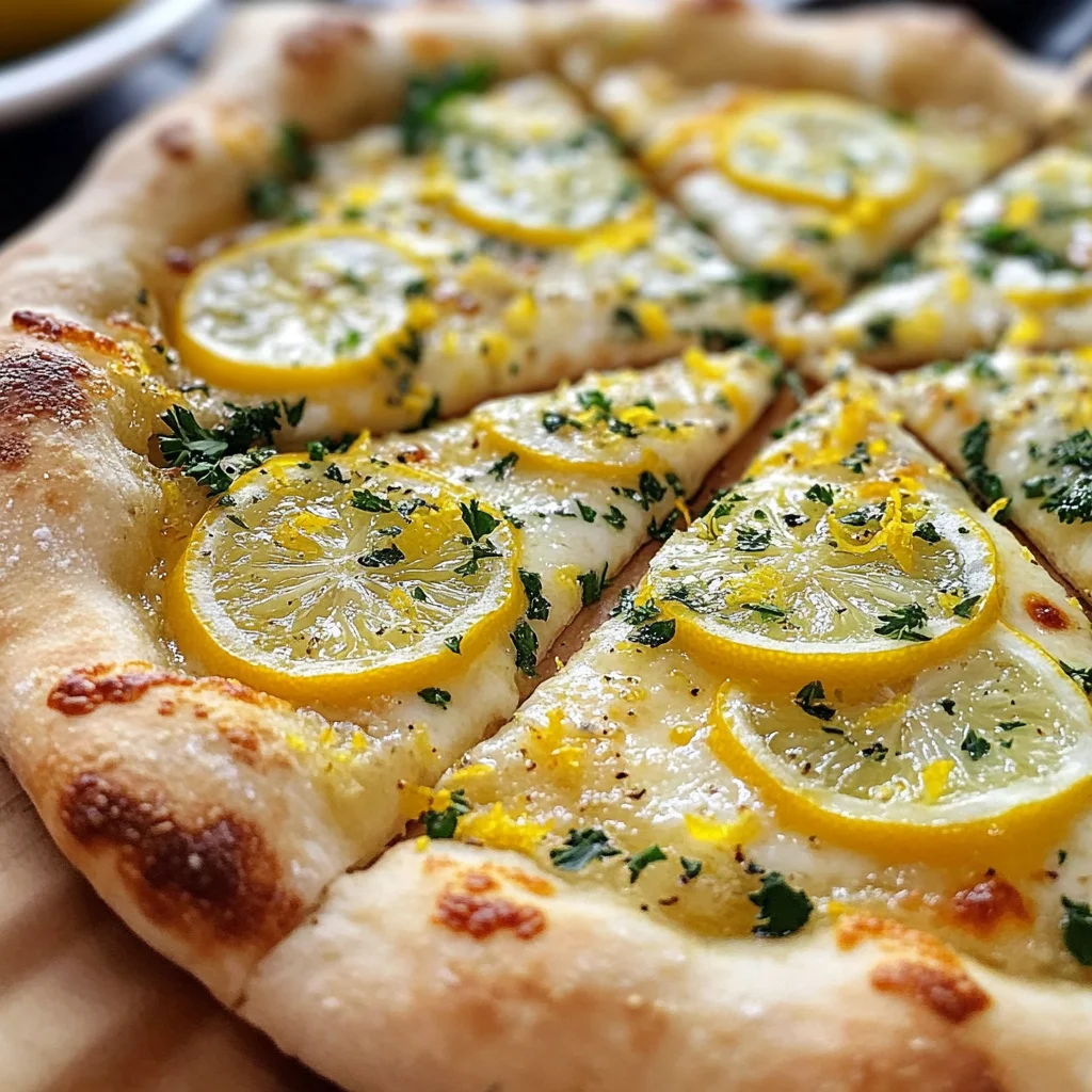Lemon Pizza