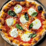 Pizza Margherita (Tomato, Basil, and Mozzarella Pizza)