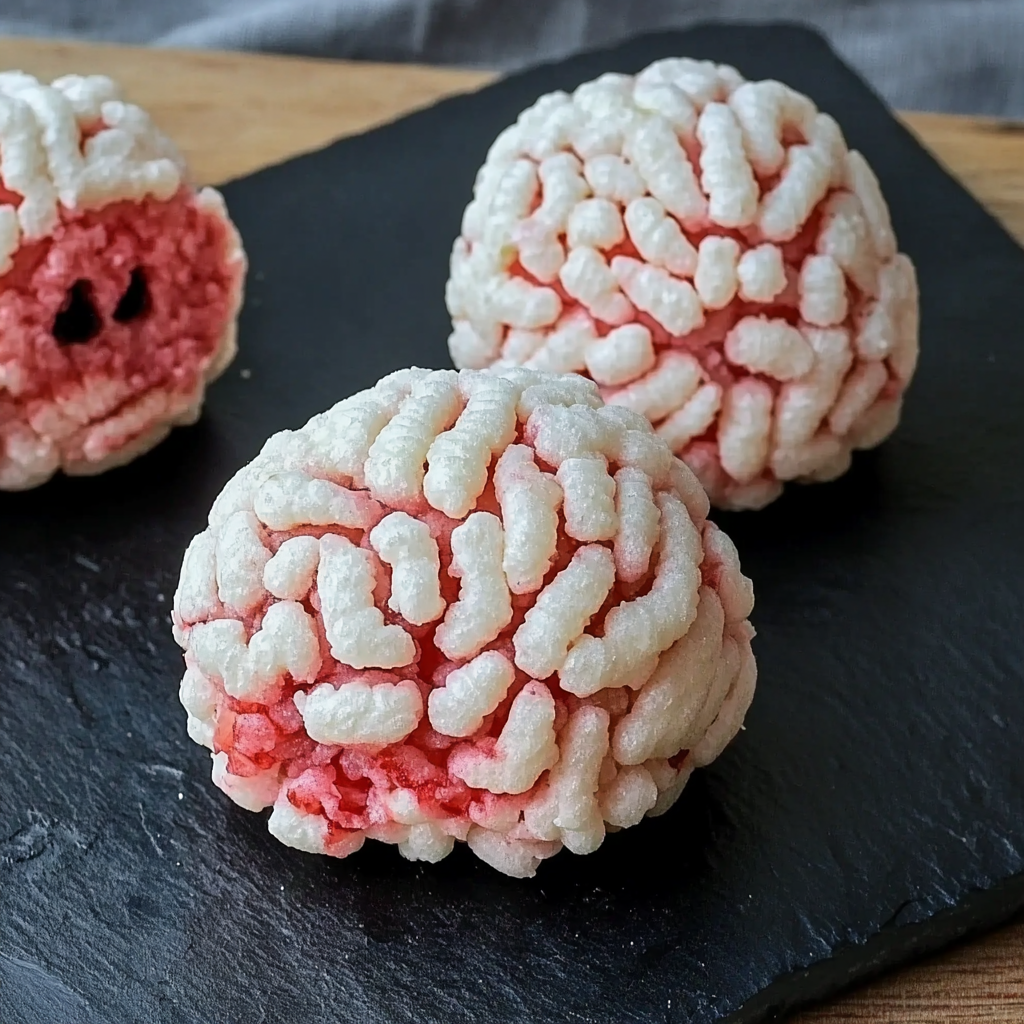 vegan marshmallows Rice Bubbles Halloween Brains