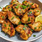 Air Fryer Lemon Chicken Bites