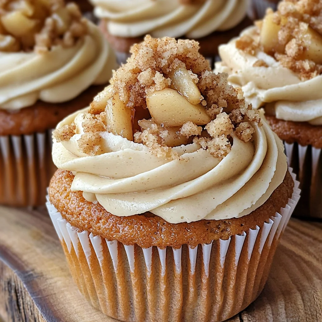 Apple Crumble Cupcakes