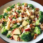 Broccoli Apple Quinoa Salad