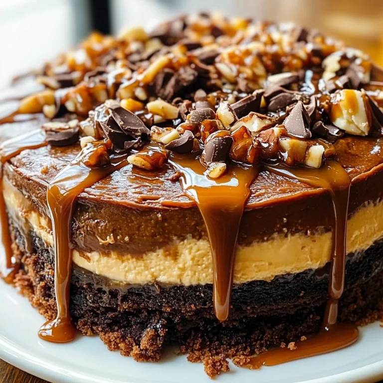 Caramel Brownie Cheesecake