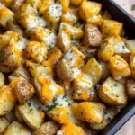 Cheesy Ranch Oven Roasted Potatoes