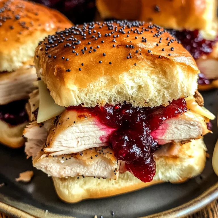 Cranberry Turkey Sliders