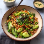 Crispy Gochujang Rice Salad