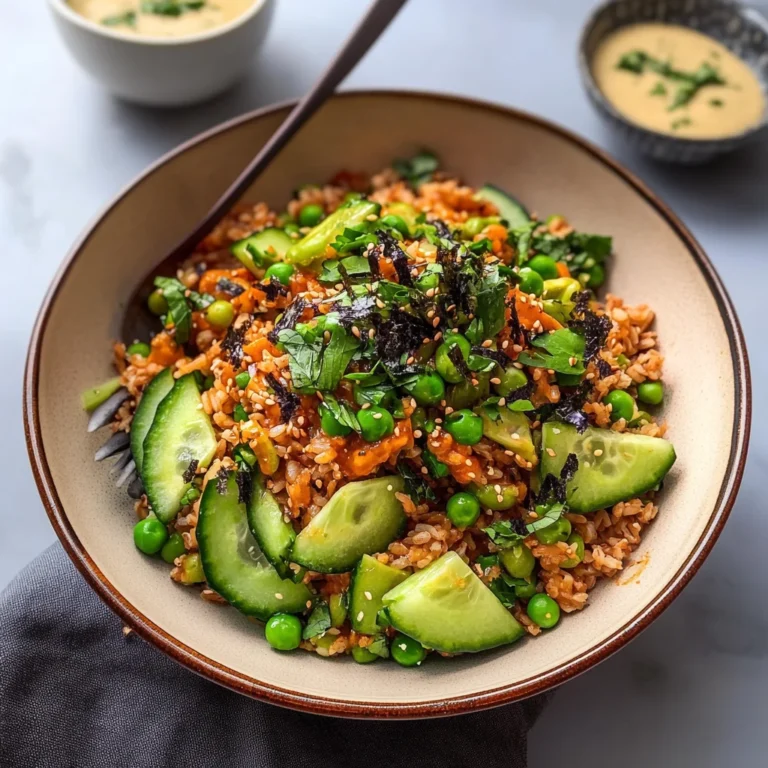 Crispy Gochujang Rice Salad