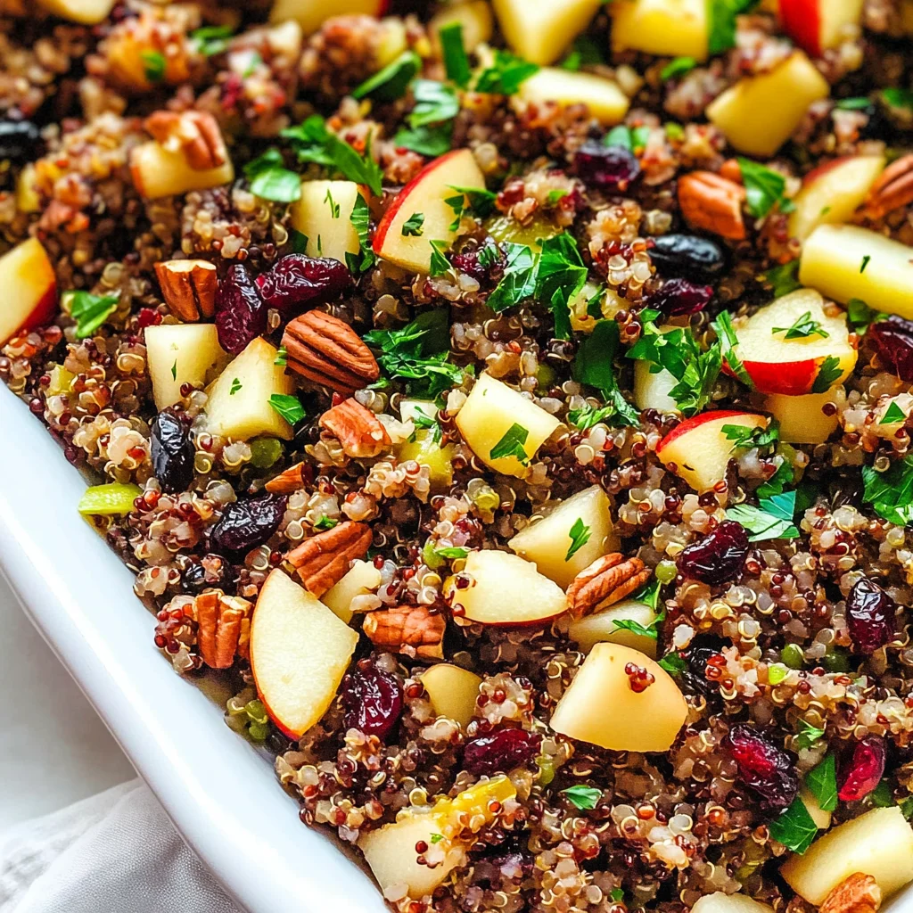 Herbed Wild Rice Quinoa Stuffing