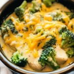 Irresistible Crockpot Creamy Broccoli Cheddar Chicken Delight