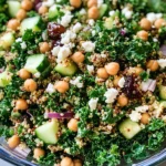 Kale Quinoa Salad - With Lemon Dressing