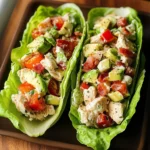 Light & Tasty BLT Chicken Salad Lettuce Wraps