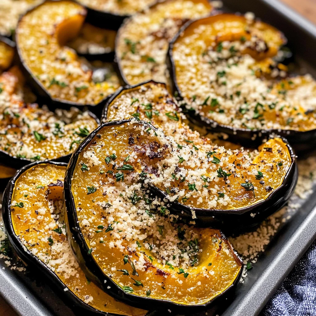 Parmesan Herb Roasted Acorn Squash