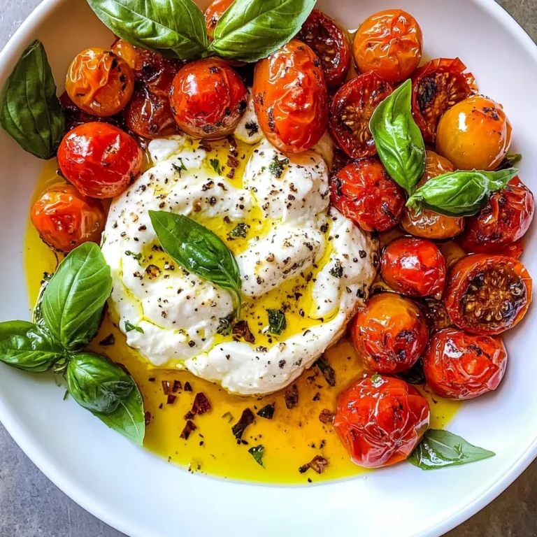 Roasted Tomatoes with Burrata: A Deliciously Simple Recipe for Summer Salads