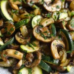 Sauteed Zucchini Mushrooms And Onions