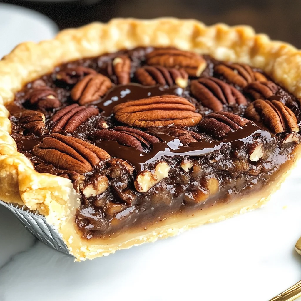 Texas Chocolate Pecan Pie