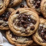 Thick Espresso Chocolate Chip Cookies