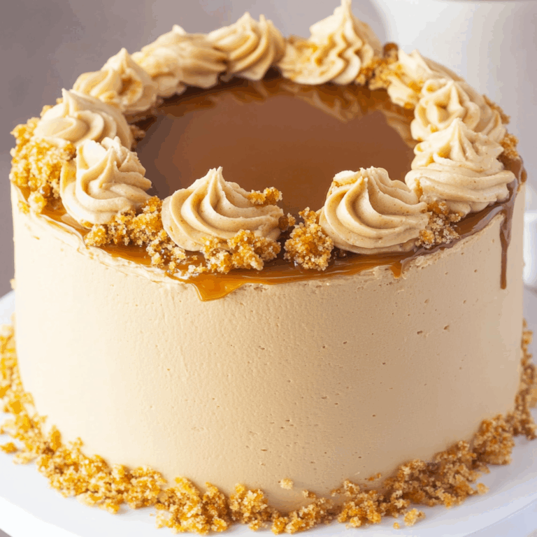 Irresistible Caramel Coffee Buttercream Cake