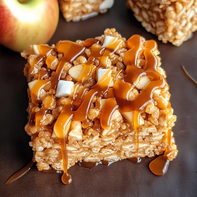 Apple Pie Rice Krispie Treats