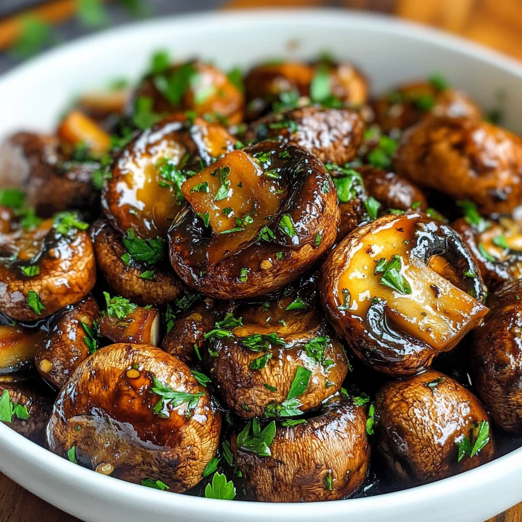 Balsamic Roasted Mushrooms