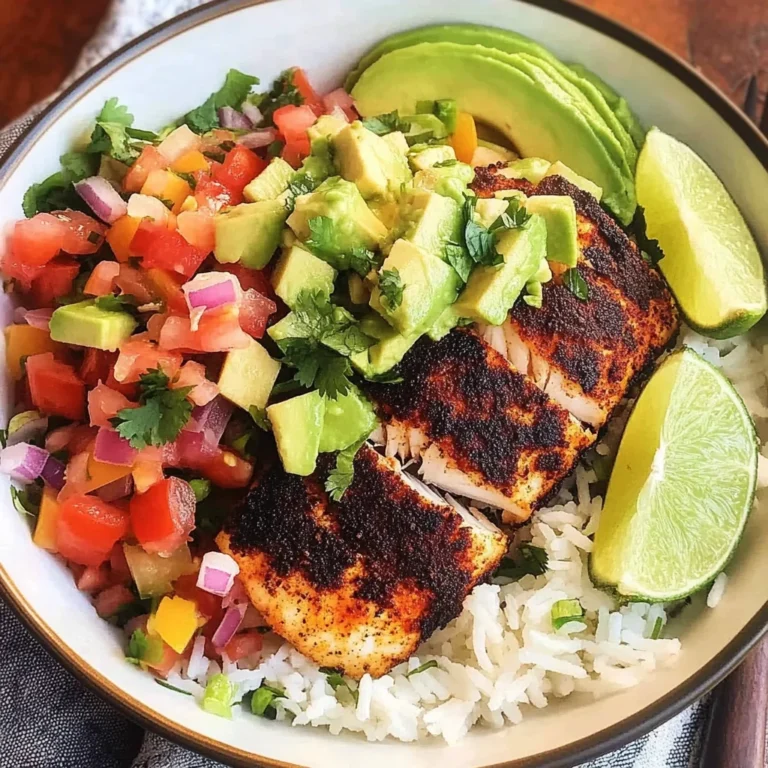 Blackened Fish Taco Bowls: A Flavor Explosion Awaits!