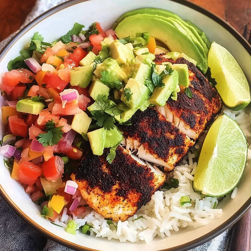 Blackened Fish Taco Bowls: A Flavor Explosion Awaits!