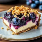 Blueberry Crumble Cheesecake