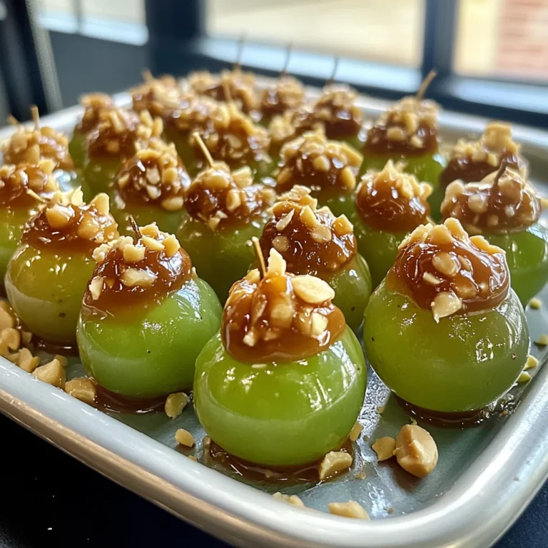 Caramel Apple Grapes