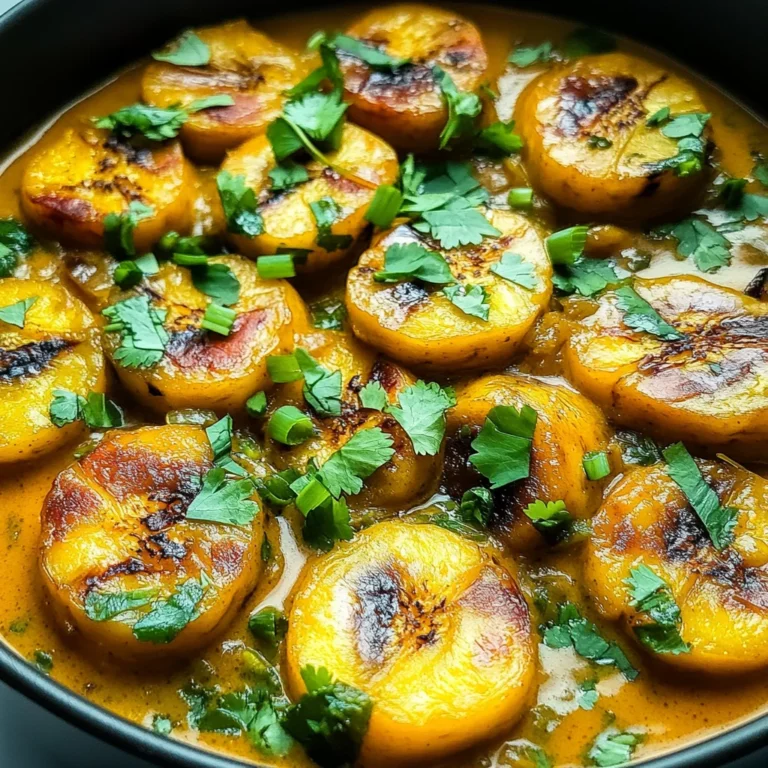 Caribbean-style Plantain Curry