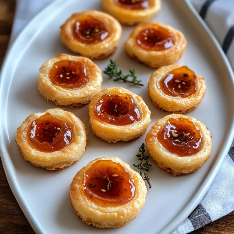 Cheesy Thumbprint Appetizers with Hot Pepper Jelly