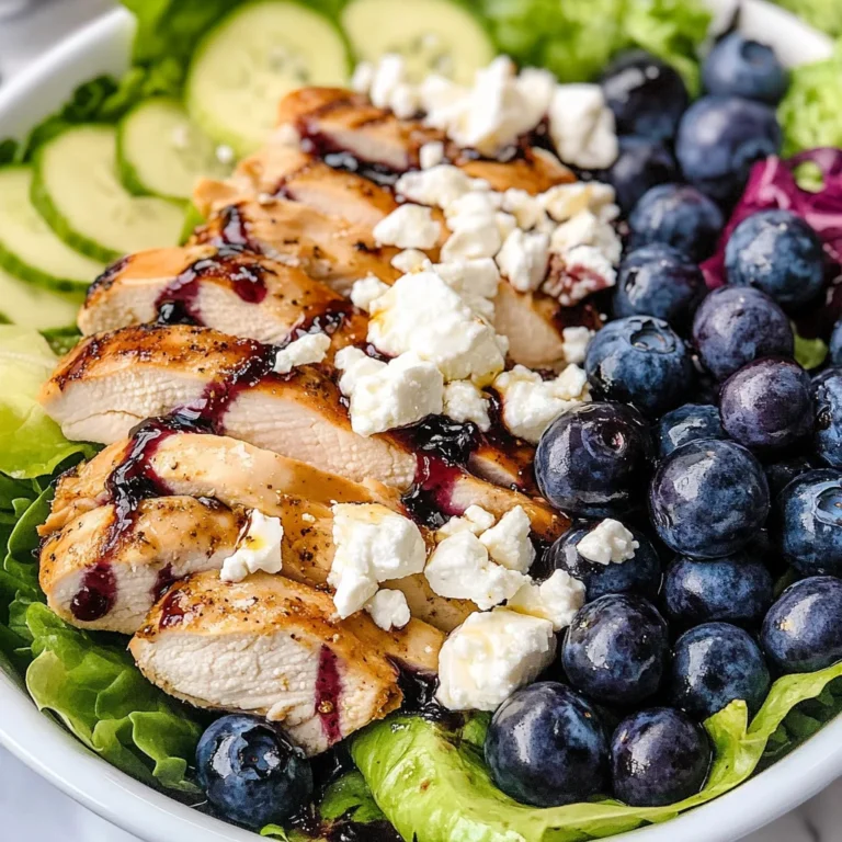Chicken Blueberry Feta Salad