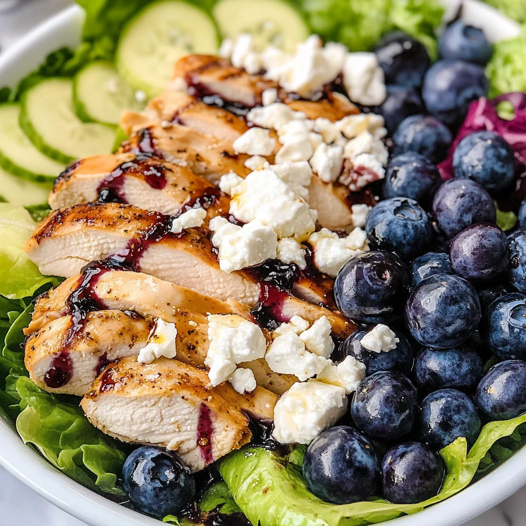 Chicken Blueberry Feta Salad
