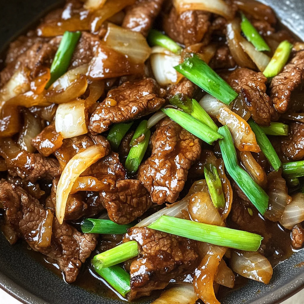 Chinese Beef and Onion Stir Fry Recipe