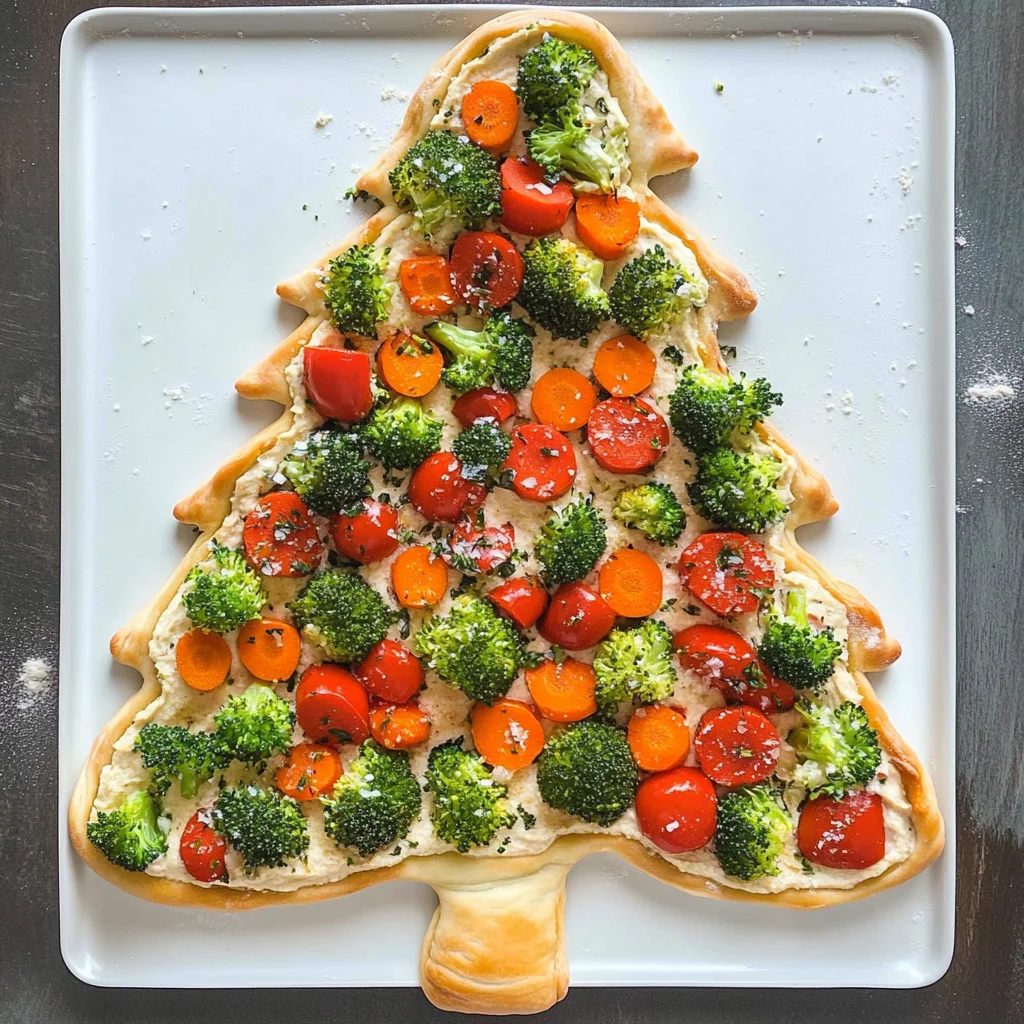 Christmas Tree Pizza