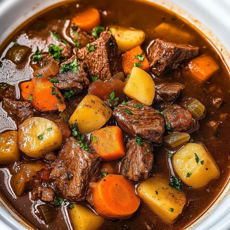 Comforting Crockpot Beef Stew