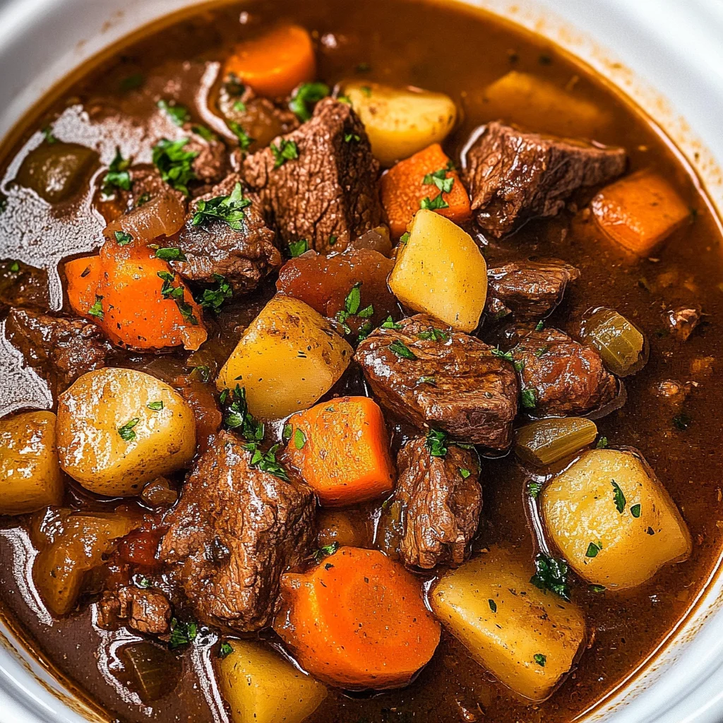 Comforting Crockpot Beef Stew