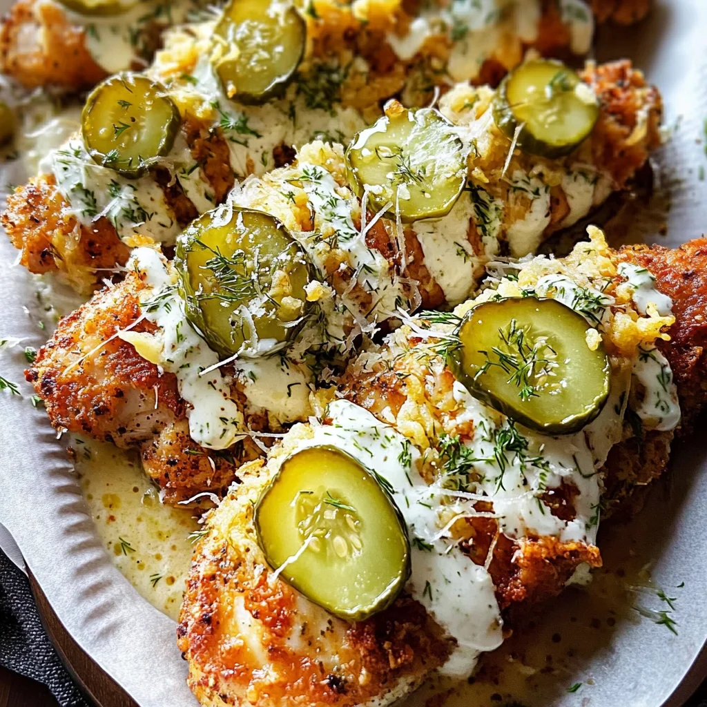 Dill Pickle Parmesan Chicken