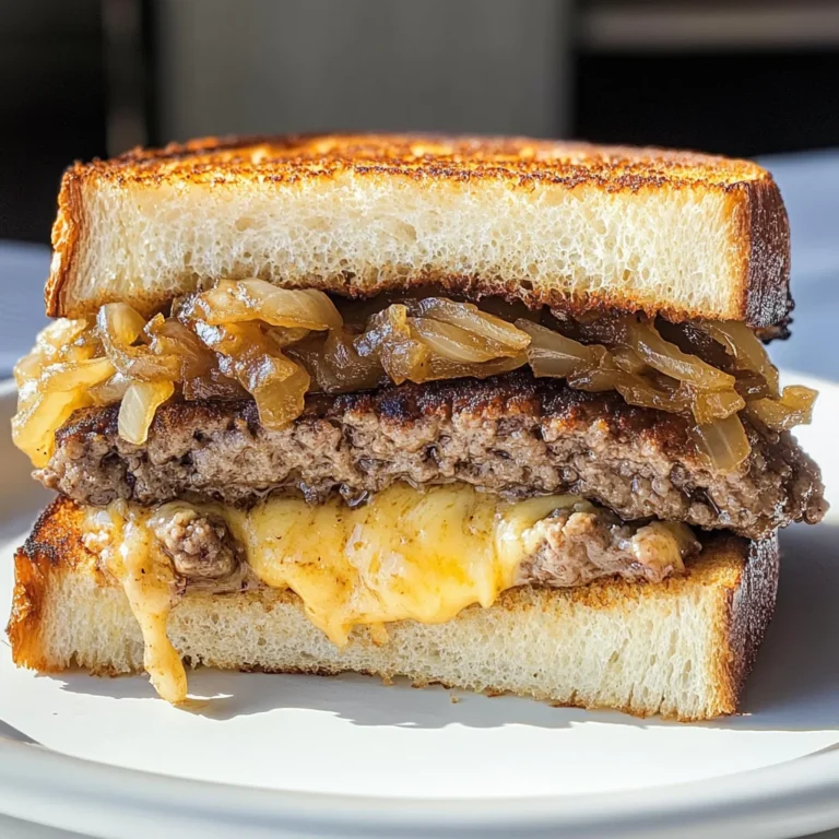 French Onion Patty Melt