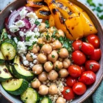 Healthy Grilled Mediterranean Bowl