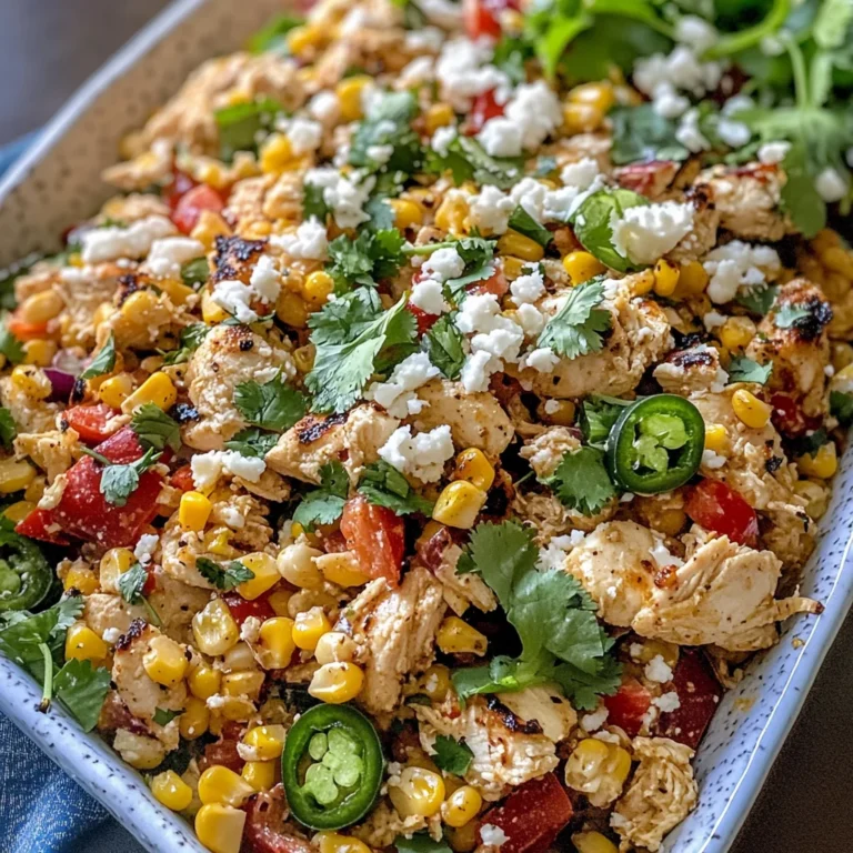Healthy Street Corn-Inspired Chicken Salad