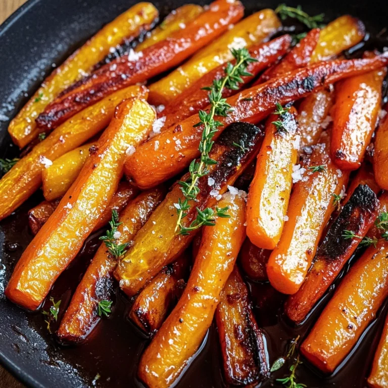 Honey Balsamic Roasted Carrots