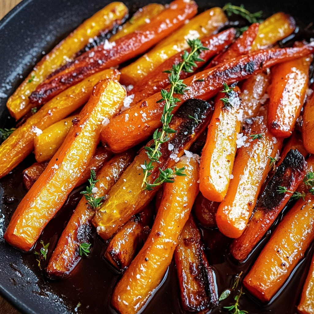 Honey Balsamic Roasted Carrots
