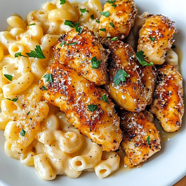 Honey Pepper Chicken Mac and Cheese