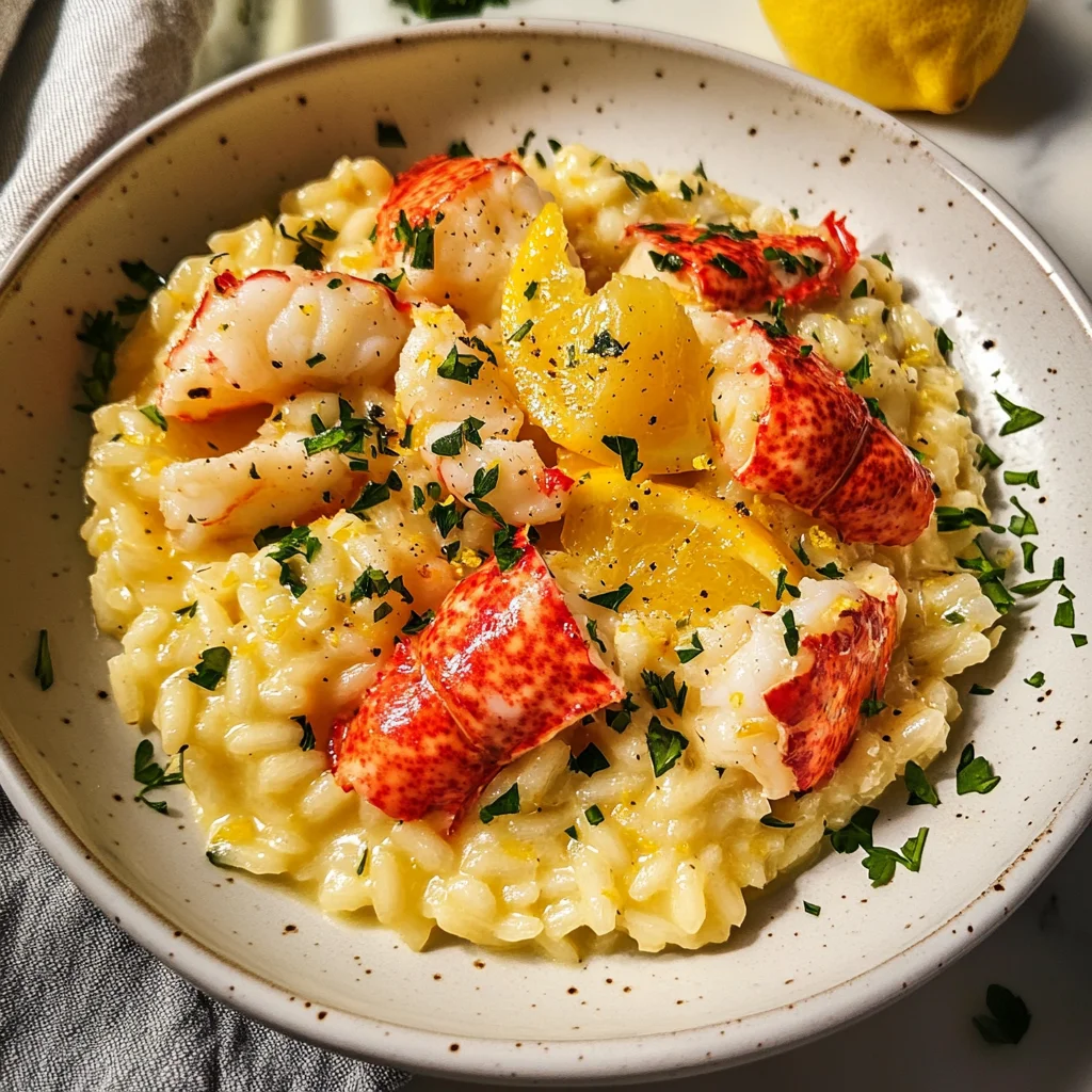 Lemon Butter Lobster Risotto: A Luxurious Meal for Beginners