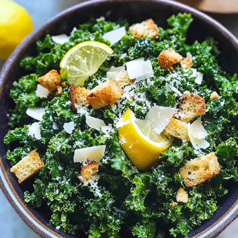 Lemon Parmesan Kale Salad