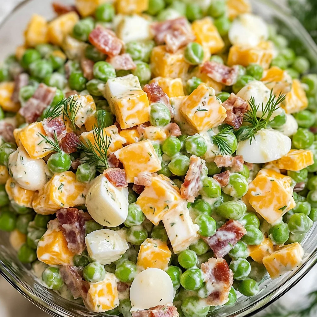 Old Fashioned Pea Salad