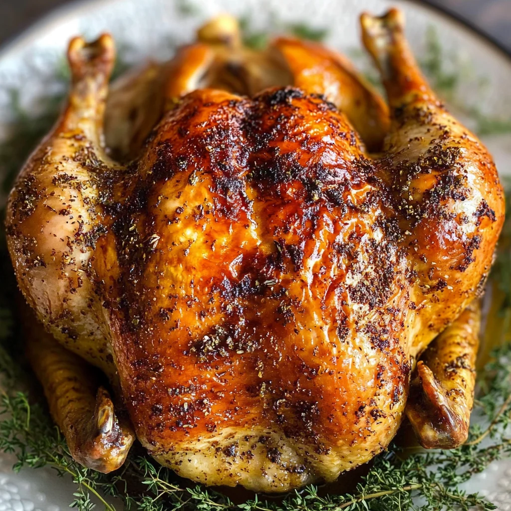 Oven Roasted Whole Chicken